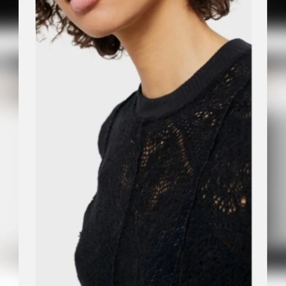 FREE PEOPLE COFFEE IN THE MORNING TUNIC DRESS UNCONVENTIONAL LACE SZ XS
